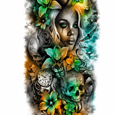 Manchette de tatouage femme