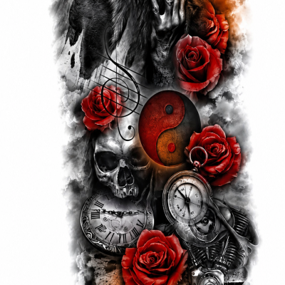 Manchette de tatouage rose